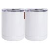 10 oz. White Stainless Steel Short Tumbler Thumbnail