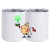 10 oz. White Stainless Steel Short Tumbler Thumbnail