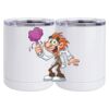 10 oz. White Stainless Steel Short Tumbler Thumbnail