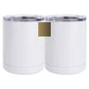 10 oz. White Stainless Steel Short Tumbler Thumbnail