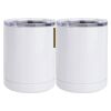 10 oz. White Stainless Steel Short Tumbler Thumbnail