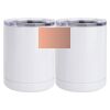 10 oz. White Stainless Steel Short Tumbler Thumbnail