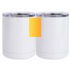 10 oz. White Stainless Steel Short Tumbler Thumbnail