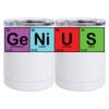 10 oz. White Stainless Steel Short Tumbler Thumbnail