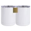 10 oz. White Stainless Steel Short Tumbler Thumbnail
