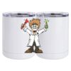 10 oz. White Stainless Steel Short Tumbler Thumbnail