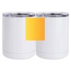 10 oz. White Stainless Steel Short Tumbler Thumbnail