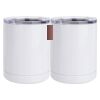 10 oz. White Stainless Steel Short Tumbler Thumbnail
