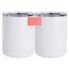 10 oz. White Stainless Steel Short Tumbler Thumbnail