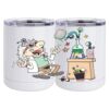 10 oz. White Stainless Steel Short Tumbler Thumbnail
