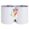 10 oz. White Stainless Steel Short Tumbler Thumbnail