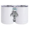 10 oz. White Stainless Steel Short Tumbler Thumbnail