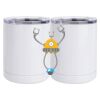 10 oz. White Stainless Steel Short Tumbler Thumbnail