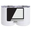 10 oz. White Stainless Steel Short Tumbler Thumbnail