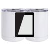 10 oz. White Stainless Steel Short Tumbler Thumbnail