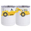 10 oz. White Stainless Steel Short Tumbler Thumbnail