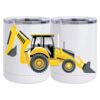 10 oz. White Stainless Steel Short Tumbler Thumbnail