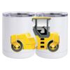 10 oz. White Stainless Steel Short Tumbler Thumbnail