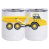 10 oz. White Stainless Steel Short Tumbler Thumbnail