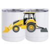 10 oz. White Stainless Steel Short Tumbler Thumbnail