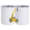 10 oz. White Stainless Steel Short Tumbler Thumbnail