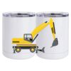 10 oz. White Stainless Steel Short Tumbler Thumbnail