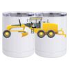10 oz. White Stainless Steel Short Tumbler Thumbnail