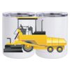 10 oz. White Stainless Steel Short Tumbler Thumbnail