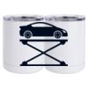10 oz. White Stainless Steel Short Tumbler Thumbnail