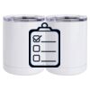 10 oz. White Stainless Steel Short Tumbler Thumbnail