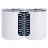 10 oz. White Stainless Steel Short Tumbler Thumbnail