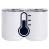 10 oz. White Stainless Steel Short Tumbler Thumbnail