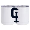 10 oz. White Stainless Steel Short Tumbler Thumbnail