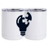 10 oz. White Stainless Steel Short Tumbler Thumbnail