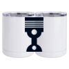 10 oz. White Stainless Steel Short Tumbler Thumbnail