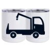 10 oz. White Stainless Steel Short Tumbler Thumbnail