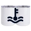 10 oz. White Stainless Steel Short Tumbler Thumbnail