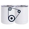10 oz. White Stainless Steel Short Tumbler Thumbnail