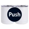 10 oz. White Stainless Steel Short Tumbler Thumbnail