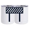 10 oz. White Stainless Steel Short Tumbler Thumbnail