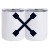 10 oz. White Stainless Steel Short Tumbler Thumbnail