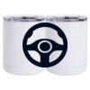 10 oz. White Stainless Steel Short Tumbler Thumbnail