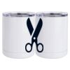 10 oz. White Stainless Steel Short Tumbler Thumbnail