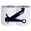 10 oz. White Stainless Steel Short Tumbler Thumbnail
