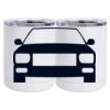 10 oz. White Stainless Steel Short Tumbler Thumbnail