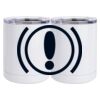 10 oz. White Stainless Steel Short Tumbler Thumbnail