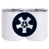 10 oz. White Stainless Steel Short Tumbler Thumbnail