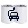10 oz. White Stainless Steel Short Tumbler Thumbnail