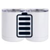 10 oz. White Stainless Steel Short Tumbler Thumbnail