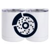 10 oz. White Stainless Steel Short Tumbler Thumbnail